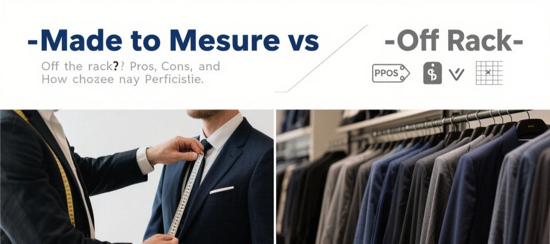 Made to Measure vs Off the Rack: Pros, Cons, and How to Choose Your Perfect Suit