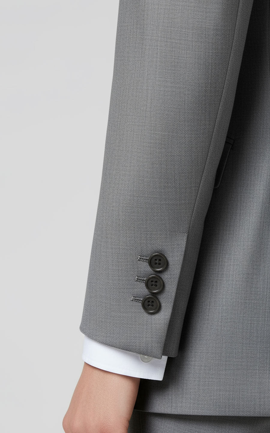 Gray Custom Blazer Customized Women Business Formal Wear