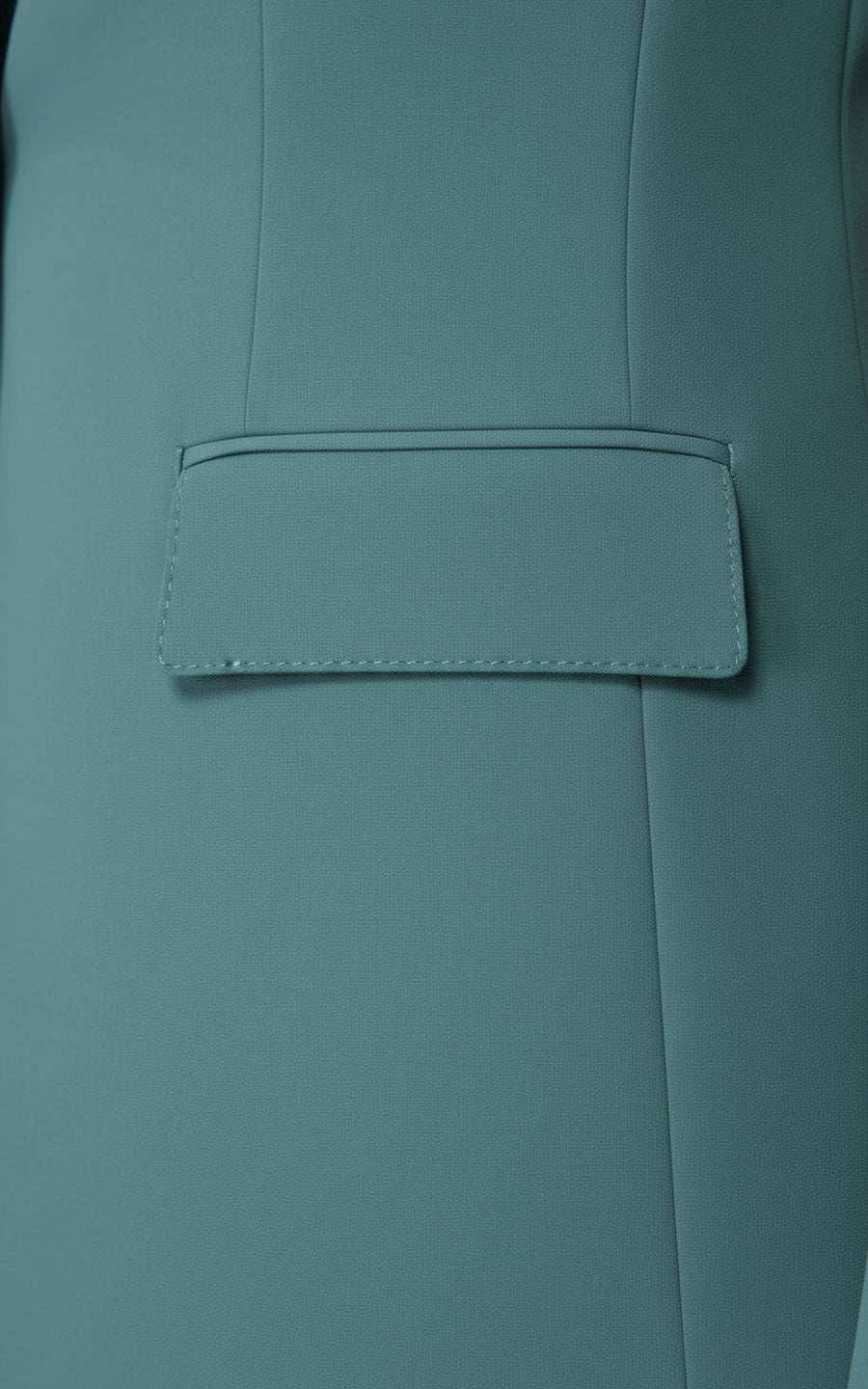 Teal Professional Blazer for Women's Office Wear