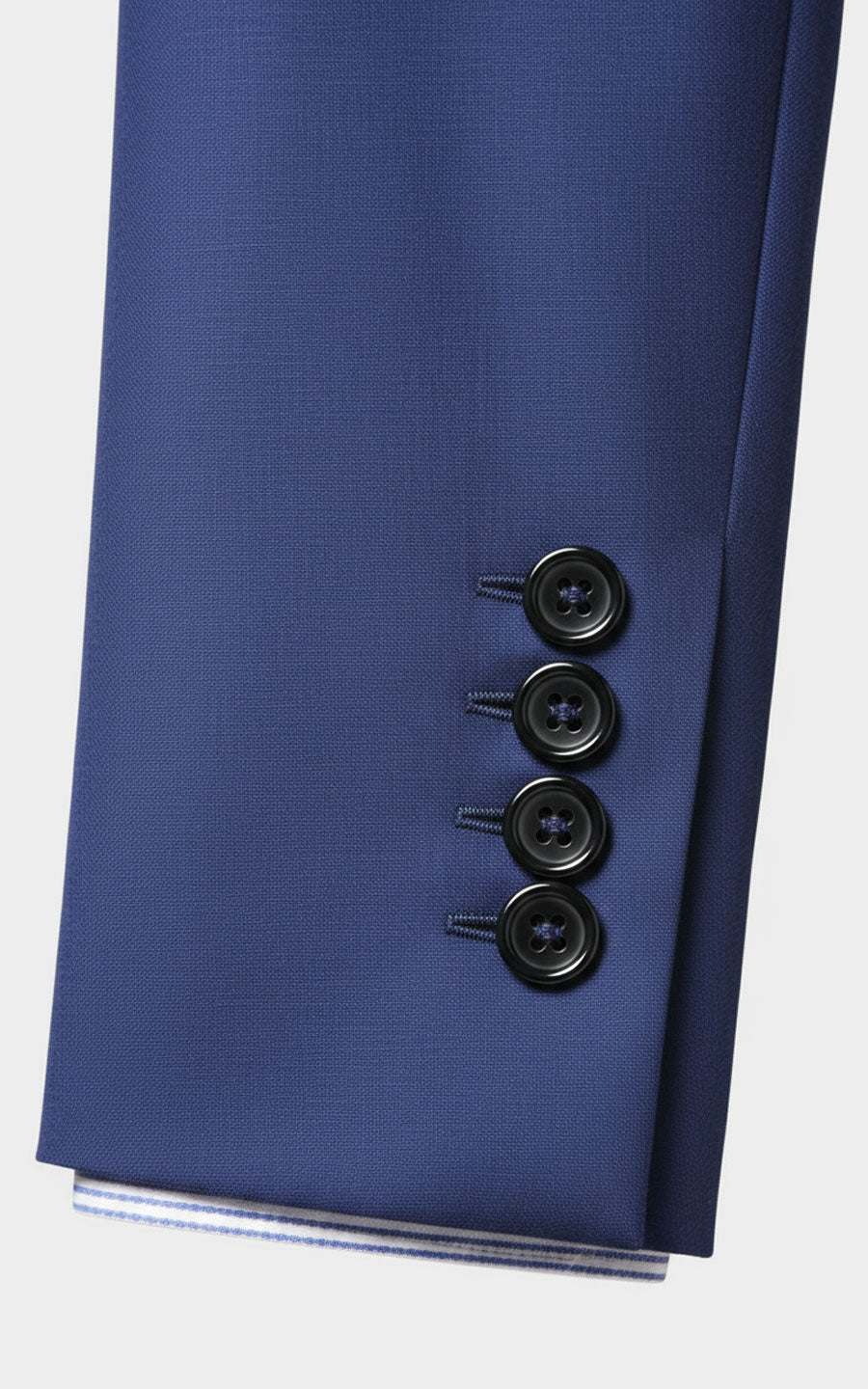 Mens Navy Blue Custom Suits Business Formal Tailored Set