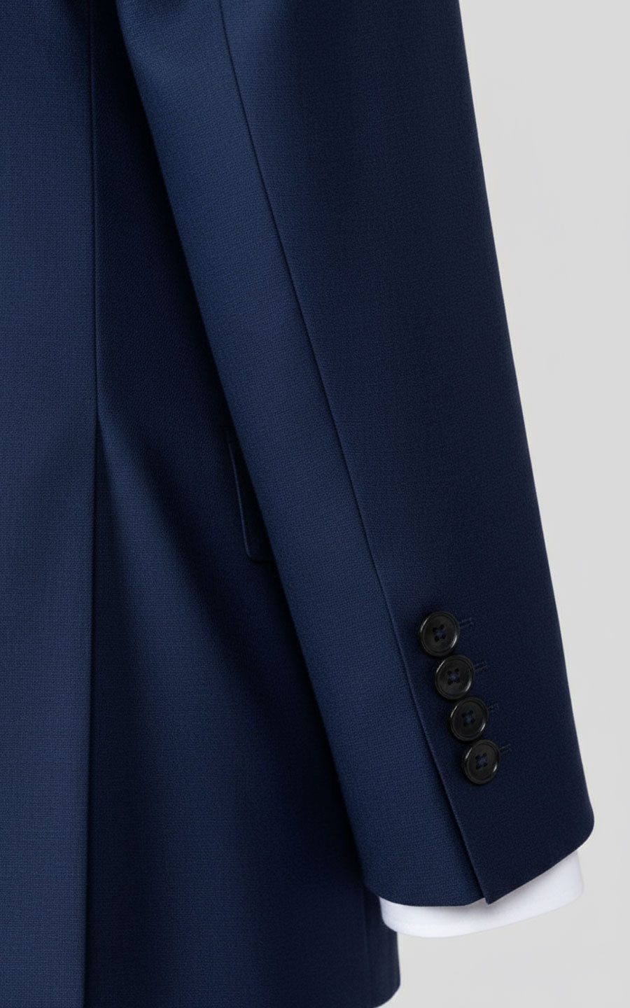 Dark Blue Notch Lapel Suit Men's Custom Formal Business Suit Set