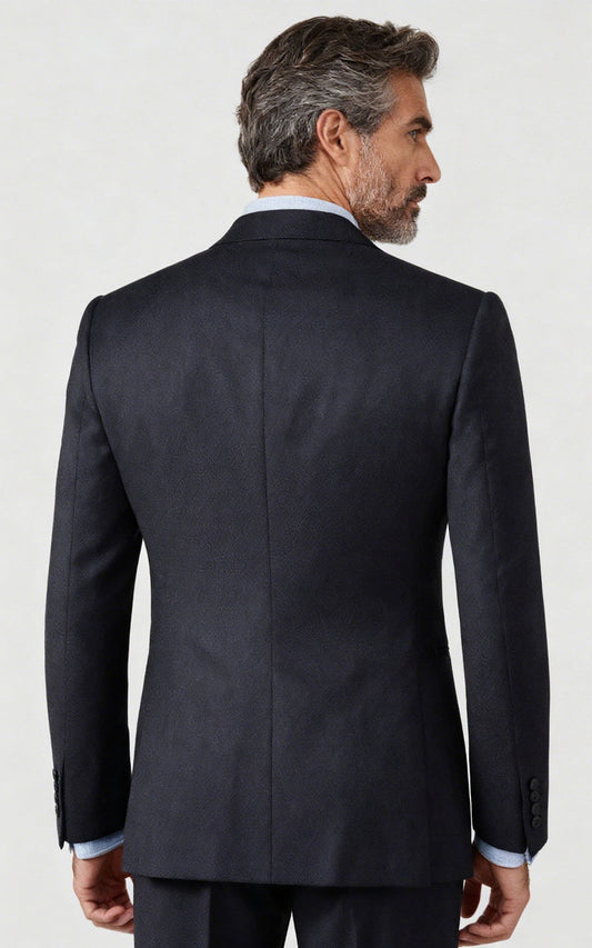 Custom Chinese Style Suit Jacket Men Formal Business Wear | WIAI Custom Suits - View 2