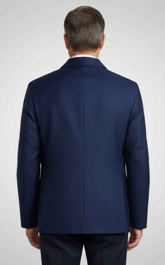 Navy Blue Professional Custom Business Men administrative Jacket for