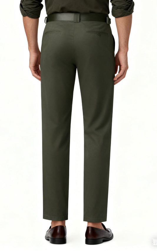 Custom Green Suit Pants Men Tailored Business Formal Wear | WIAI Custom Suits - View 2