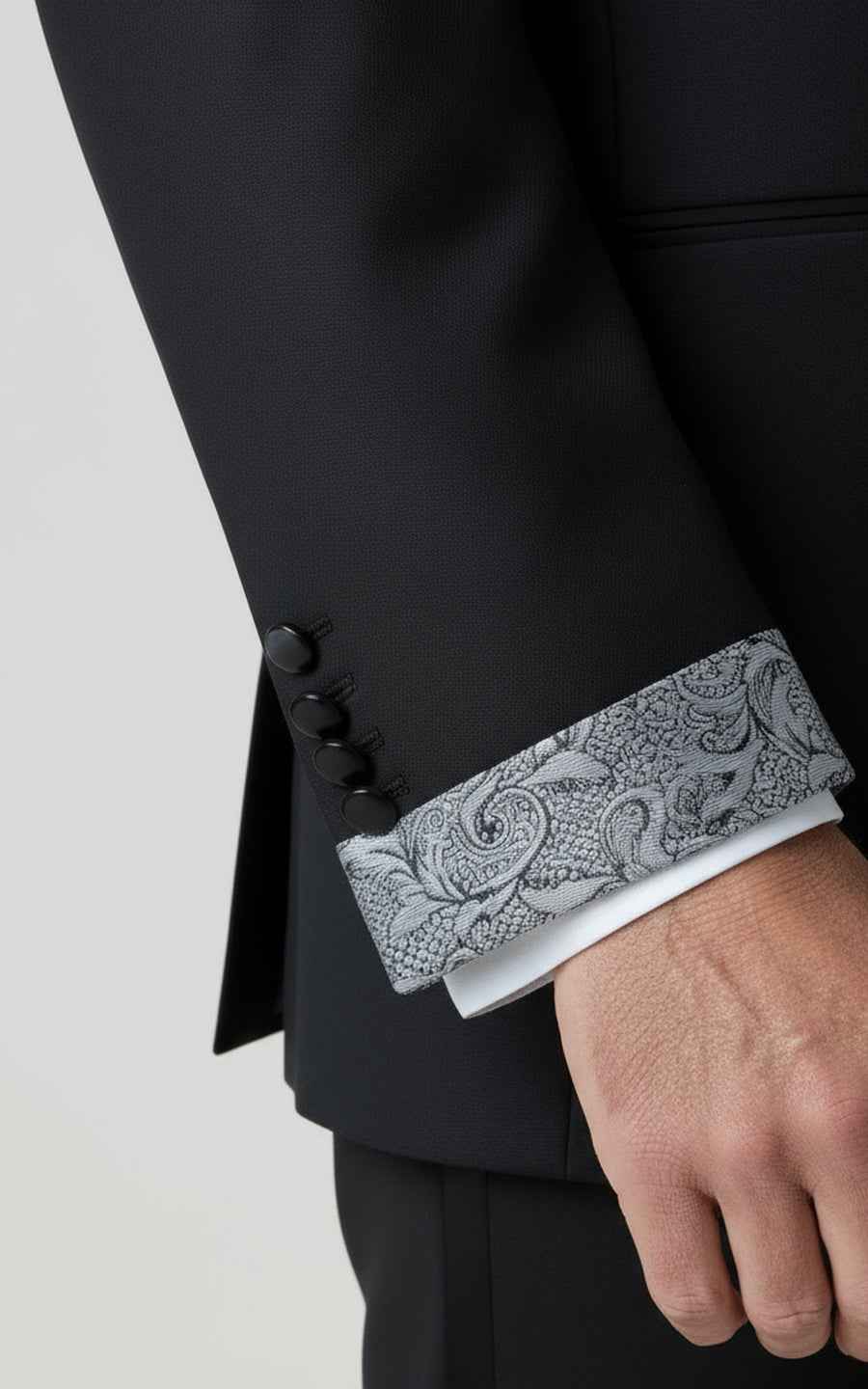 Made to Measure Black Tuxedo Mens Formal Wedding Evening Coat