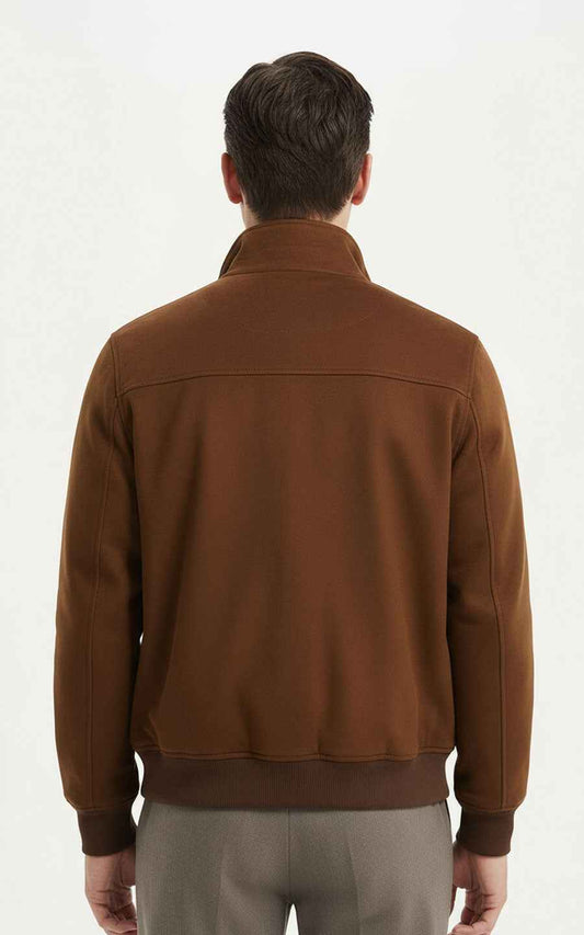 Men's Bomber Jacket Classic Suede Style