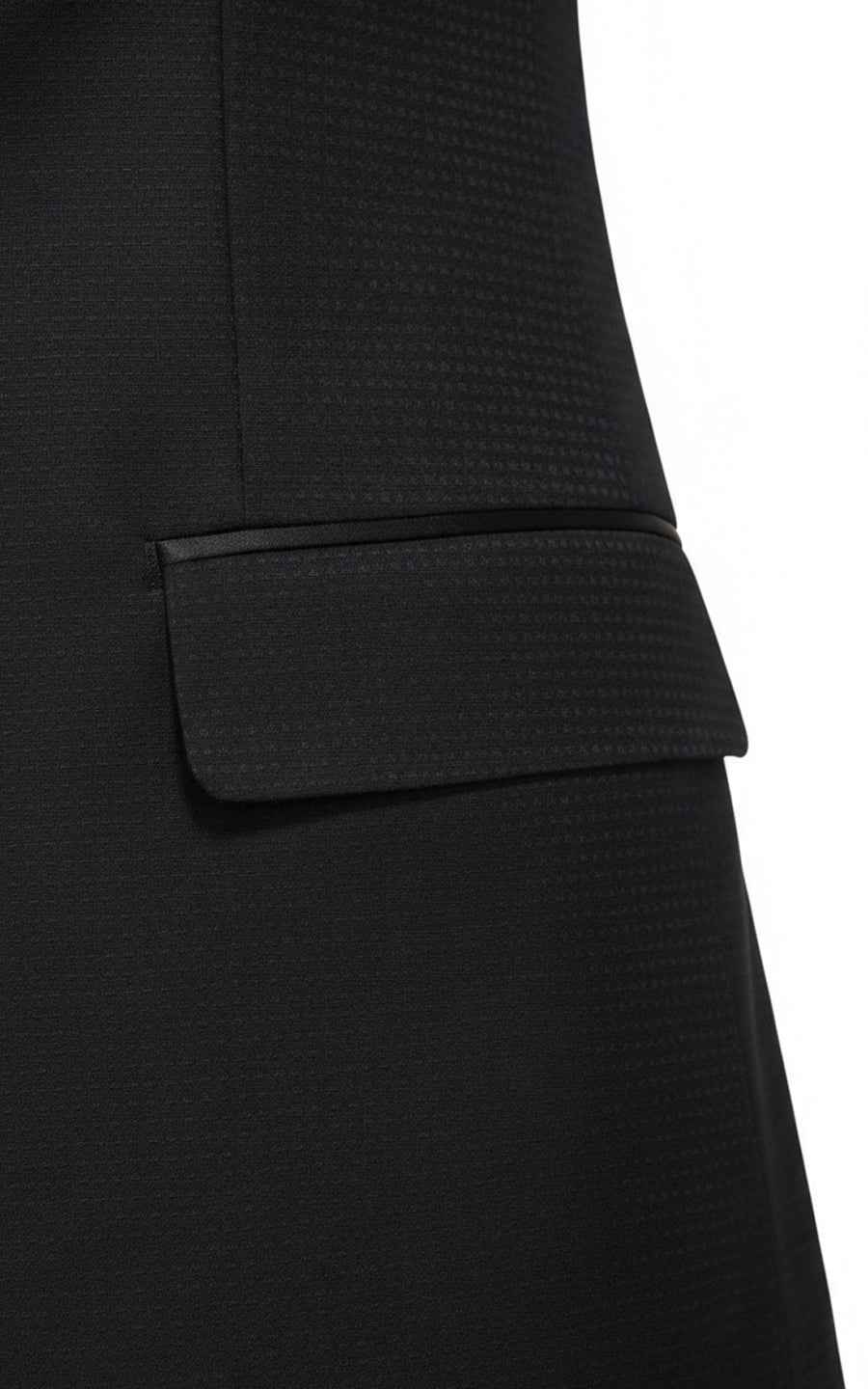 Men's navy blue shawl collar custom formal dress suit coat