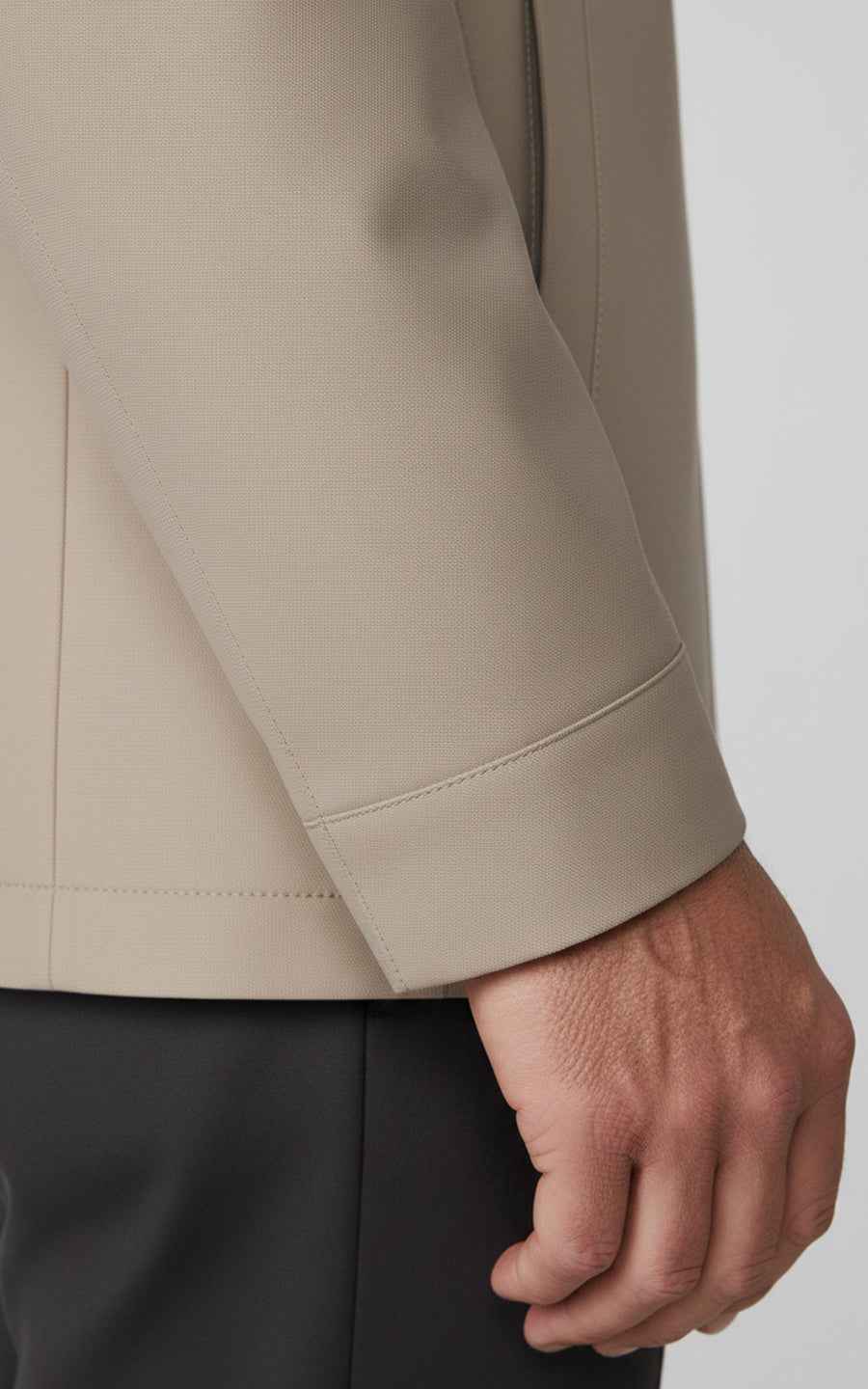 Premium Beige Brown Tailor-Made Men Business Executive Jacket for