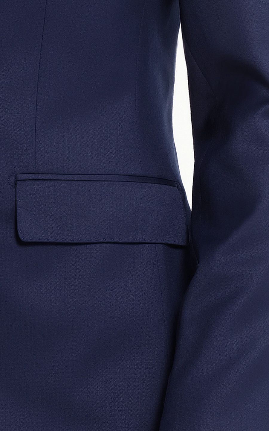 Blue Custom Suit Set Men Slim Fit Business Formal Wear