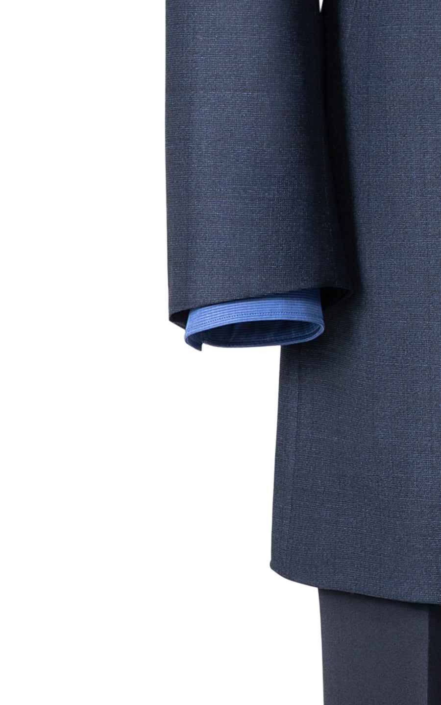 Navy Business Tailored Wool Overcoat Mens Winter Coat
