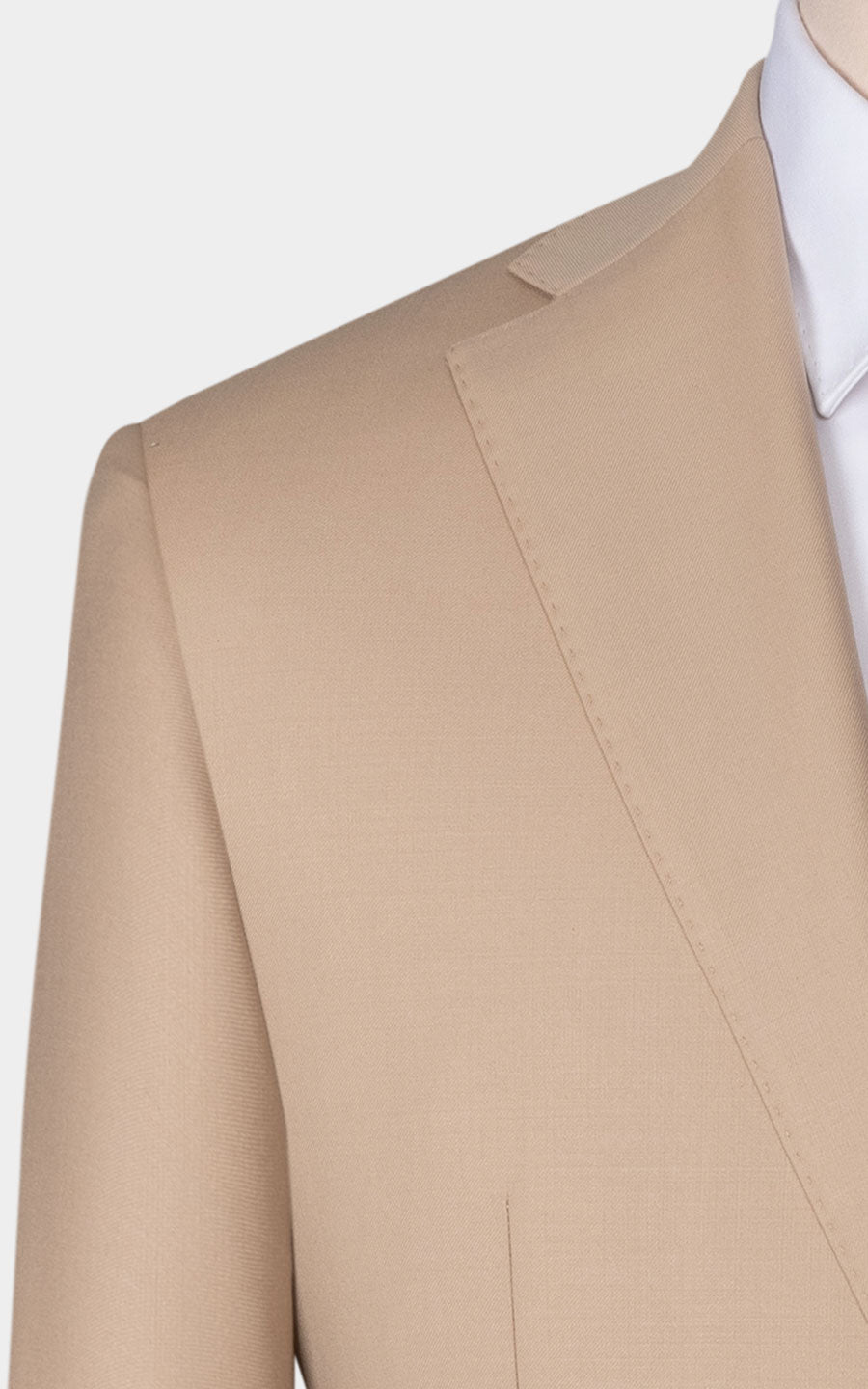 Tailored Khaki Business Suit - Professional Men's Style