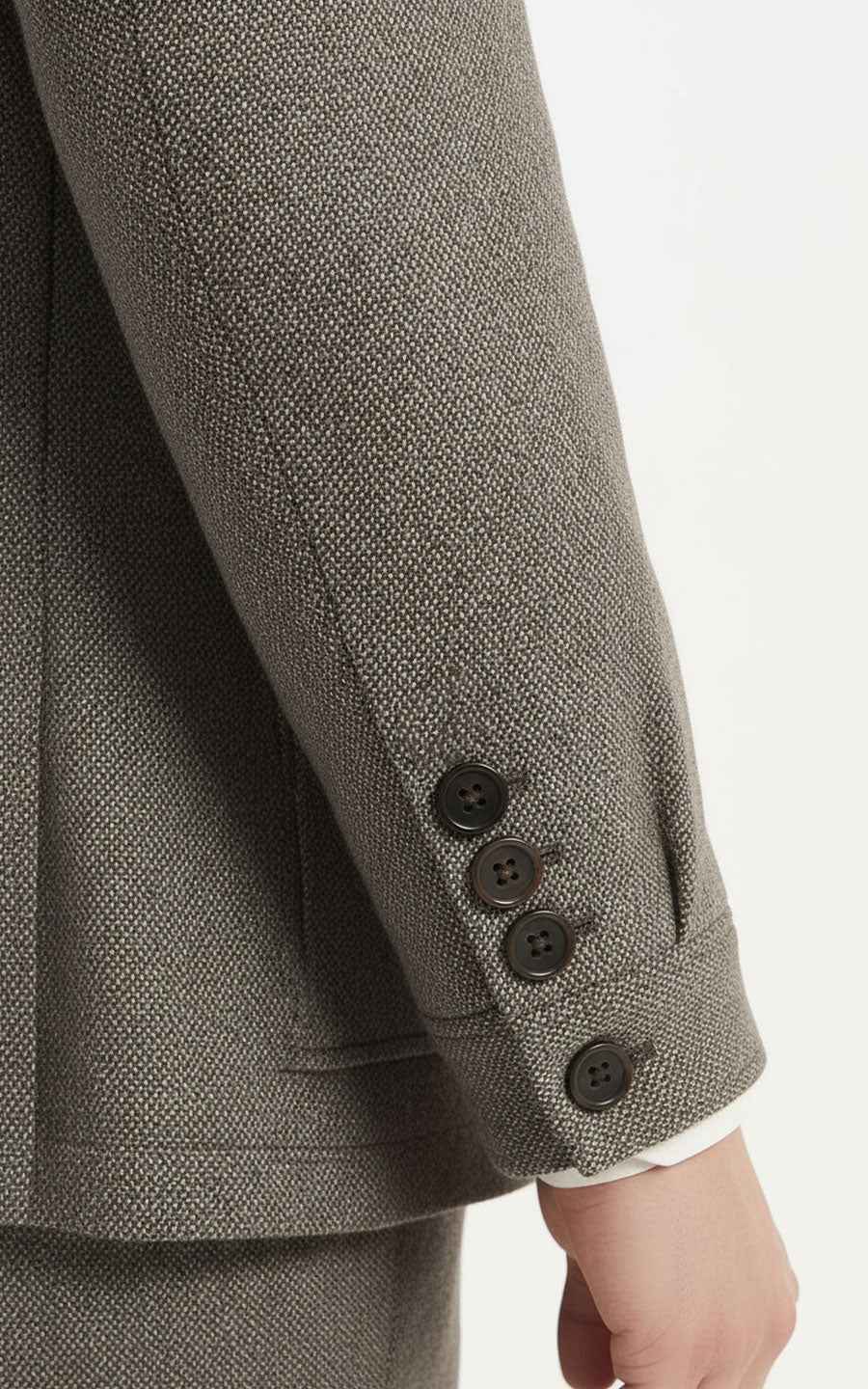 Gray Casual Suit - Premium Safari Jacket Set