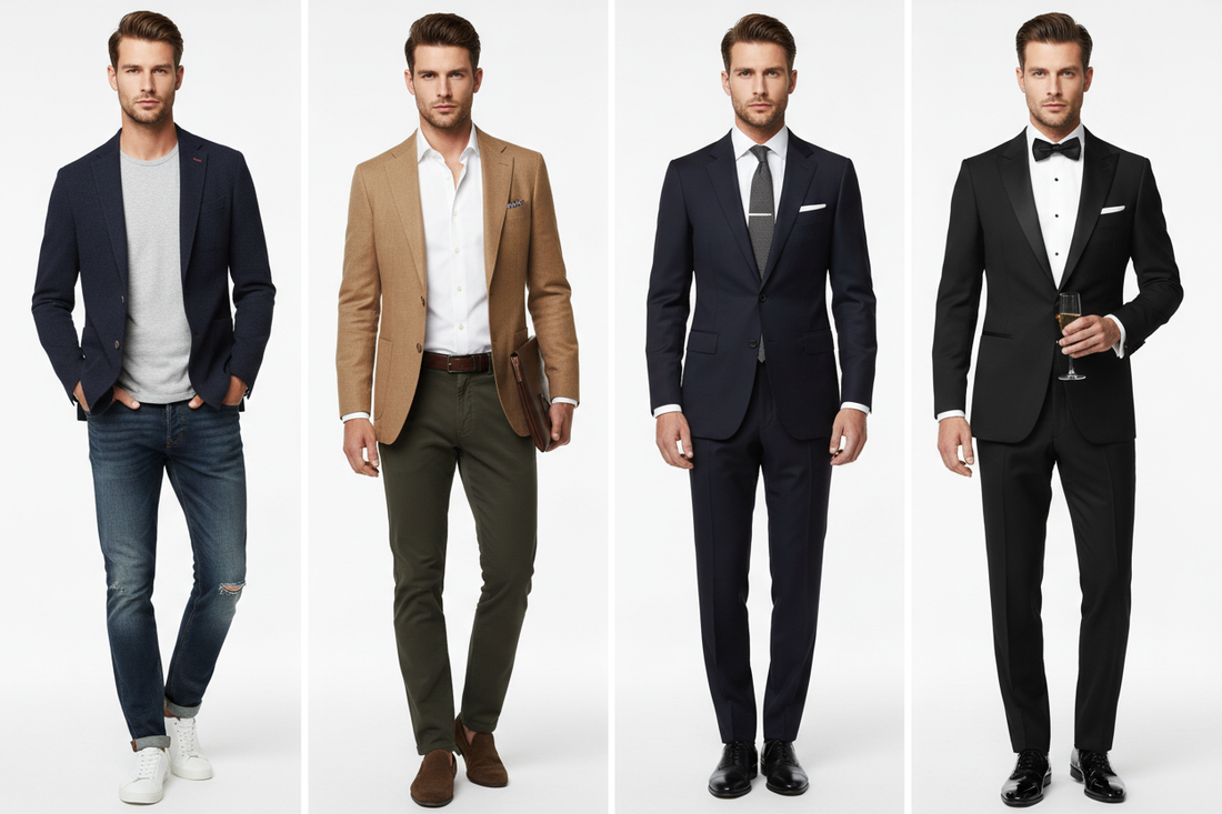 From Casual to Black Tie: Navigating Dress Codes with the Right Suit