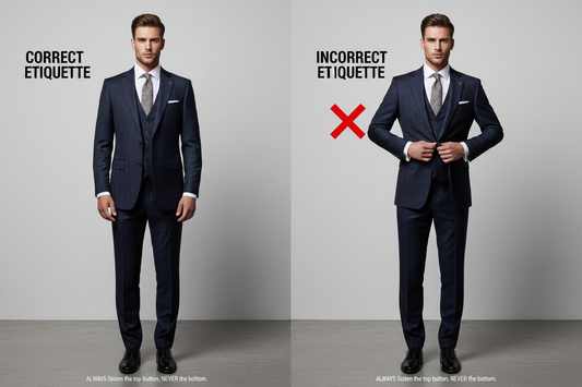 Are You Buttoning Your Suit Correctly? The Complete Guide to Suit Button Etiquette