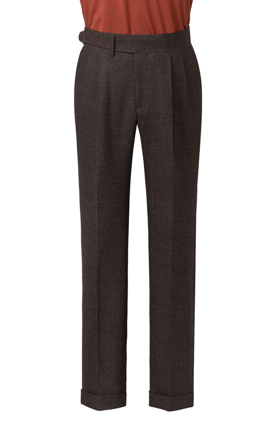 Custom Dark Brown Pants - Tailored Fit Men's Trousers
