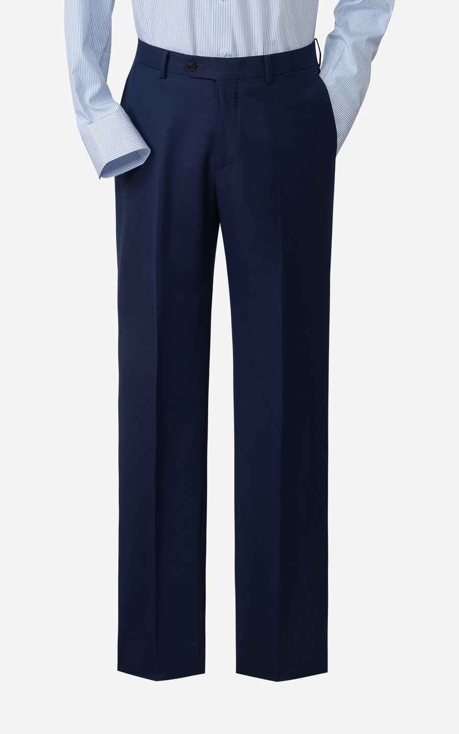 Custom suits Navy Blue Business Suit Set - Men's Tailored Fit