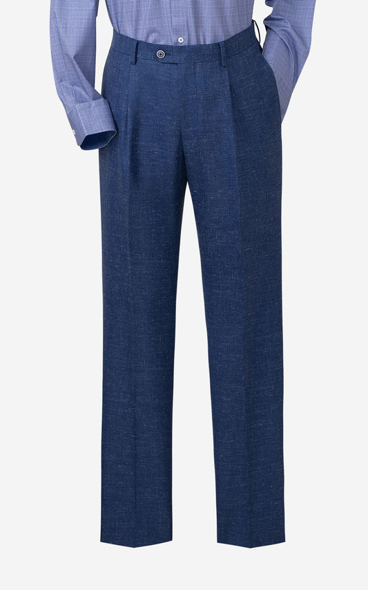Custom Light Khaki Twill Pants - Tailored Fit Trousers