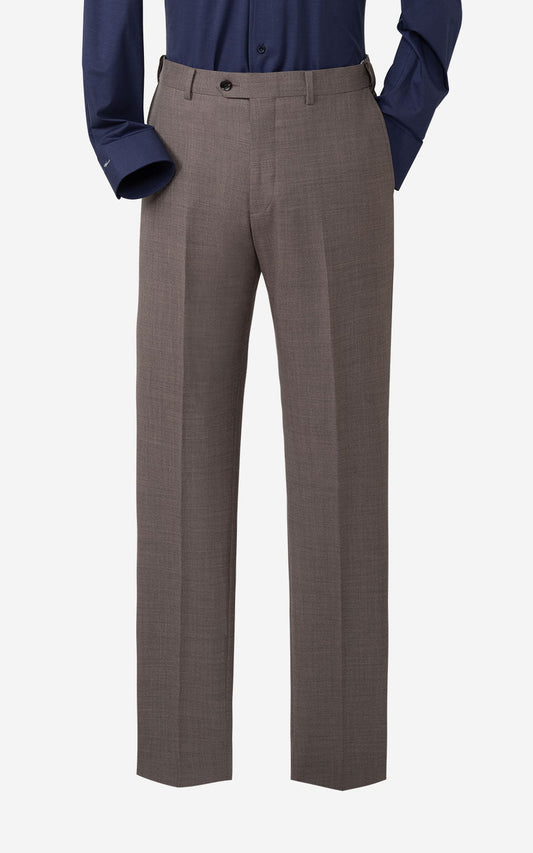 Light Brown Stretch Suit Pants - Premium Quality Men's