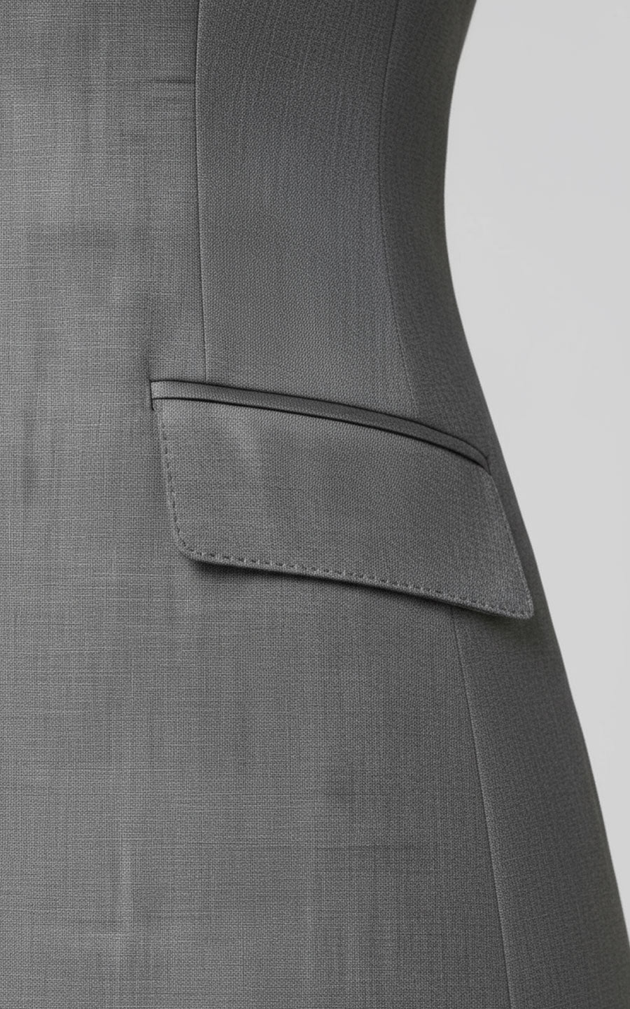 Professional Gray Blazer - Tailored Business Jacket