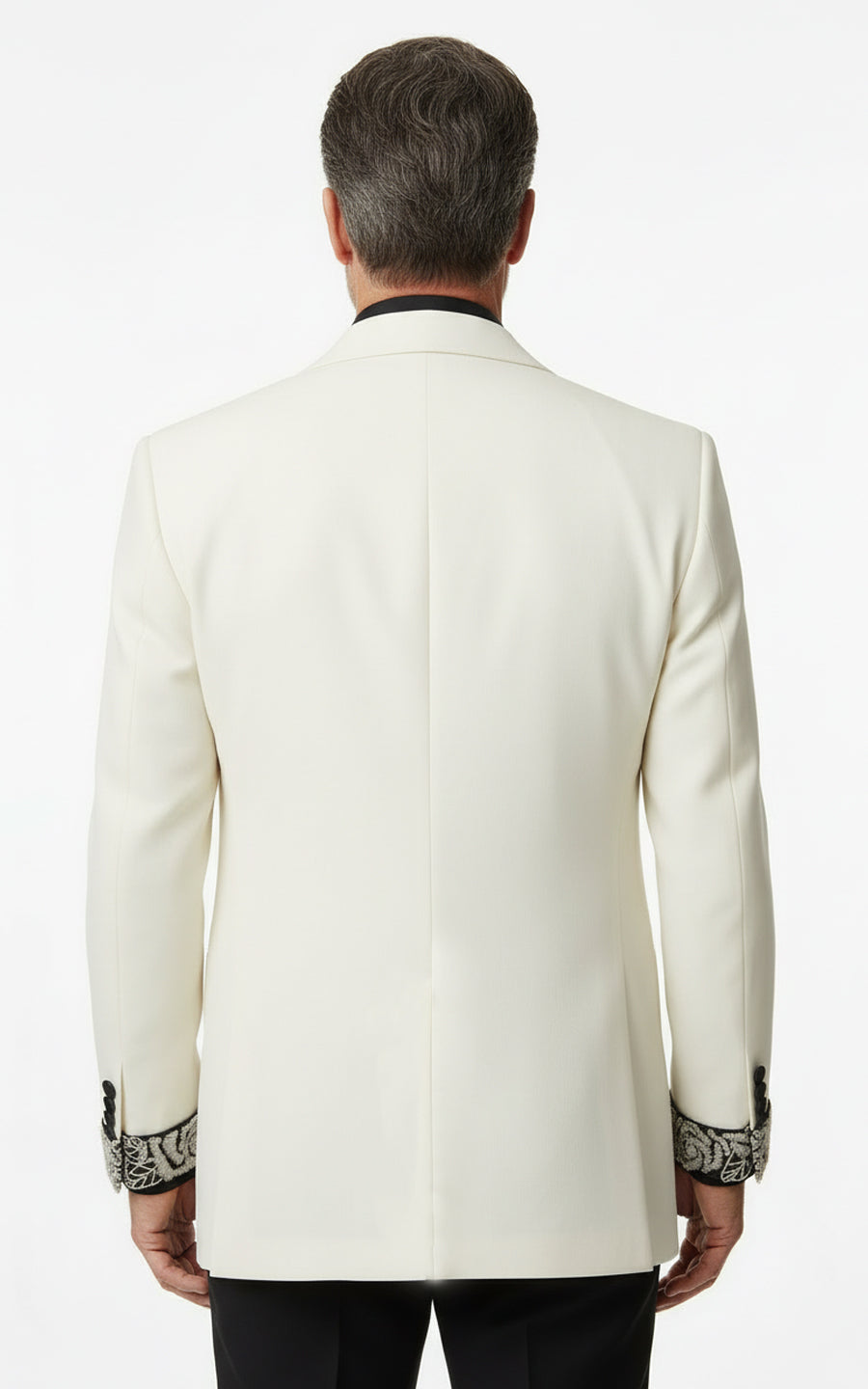 Custom White Wool Wedding Tuxedo Men Premium Tailored Suit