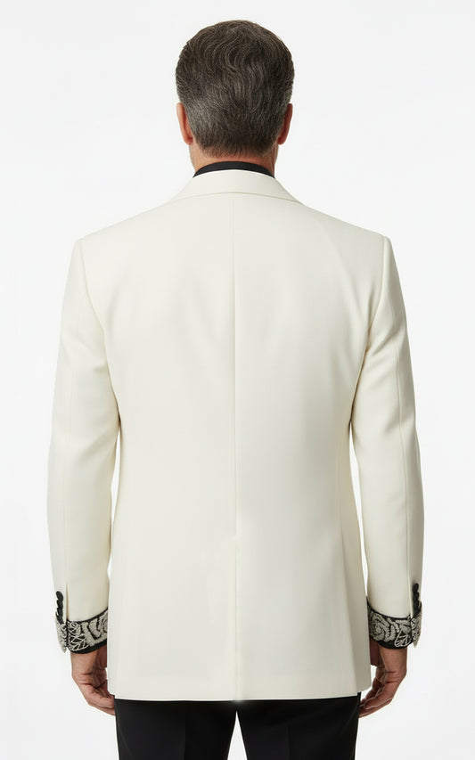 Custom White Wool Wedding Tuxedo Men Premium Tailored Suit