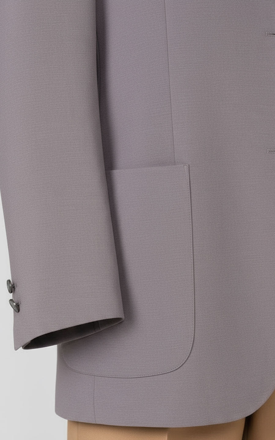 Classic Gray Business Blazer - Tailored Professional Jacket