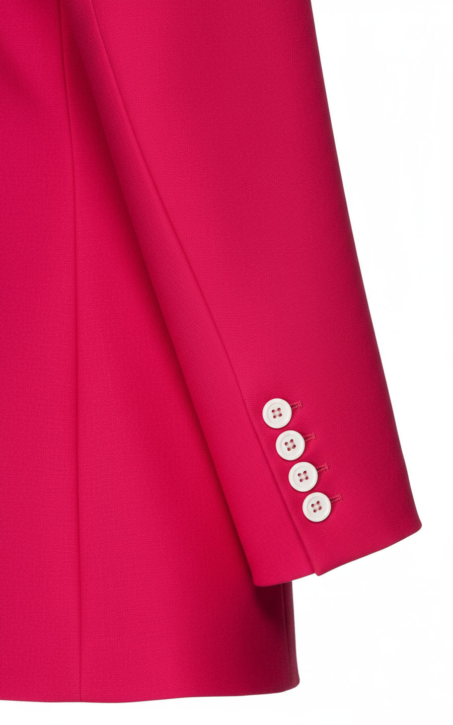 Women's Red Single Button Blazer - Professional Suit Jacket