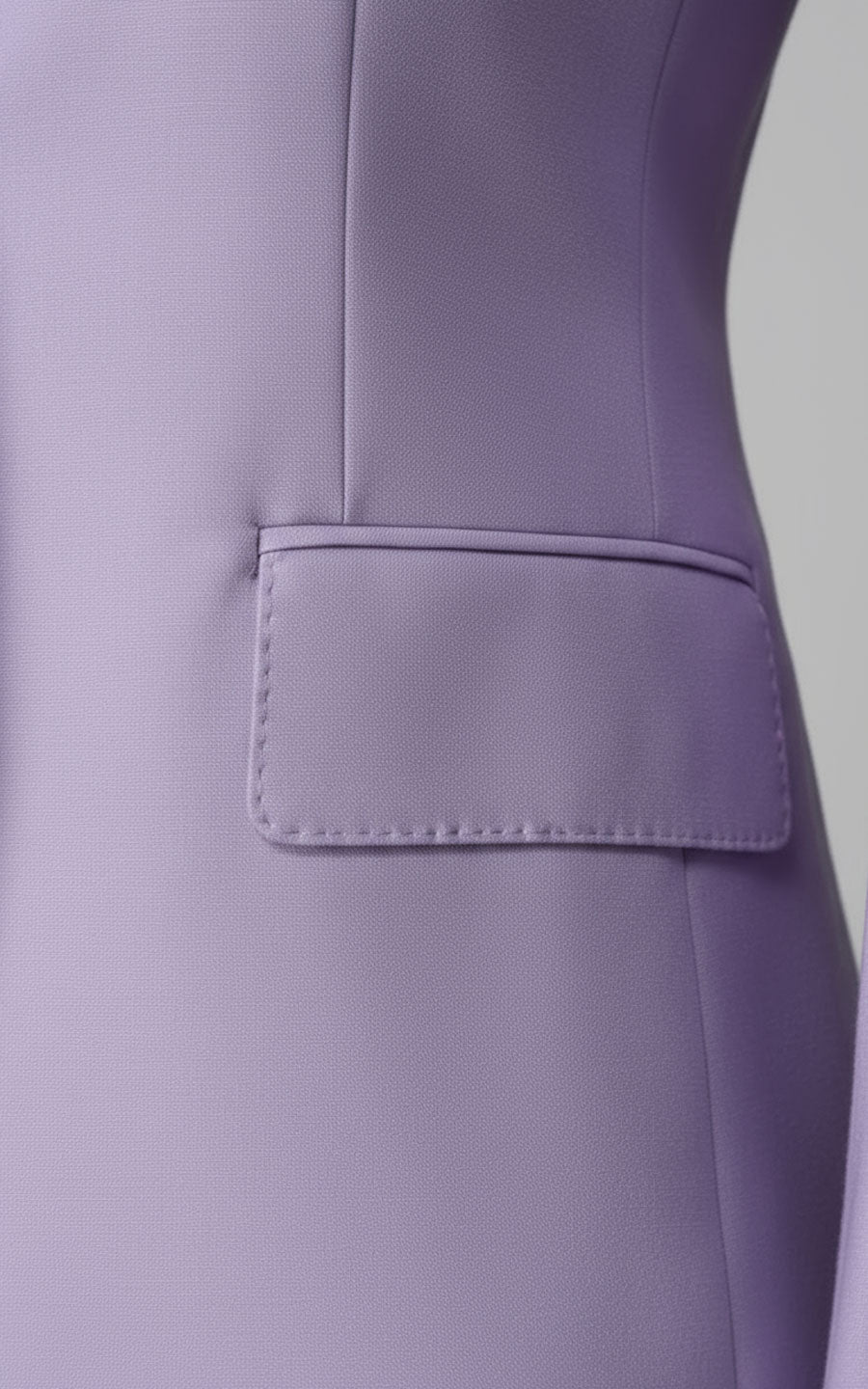 Women Purple Custom Tailored Blazer Business Professional