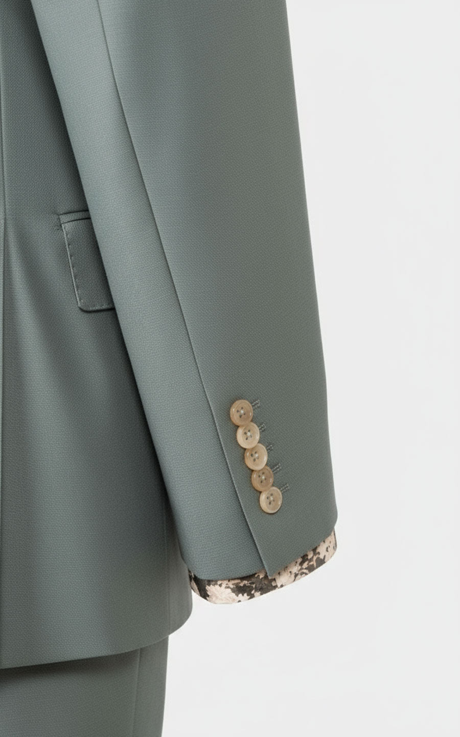 Tailored Light Green Suit Men Custom Business Formal Twill