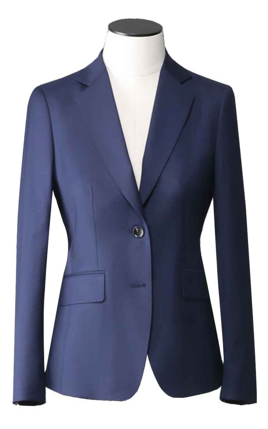 Navy Blue Women's Tailored Suit Set