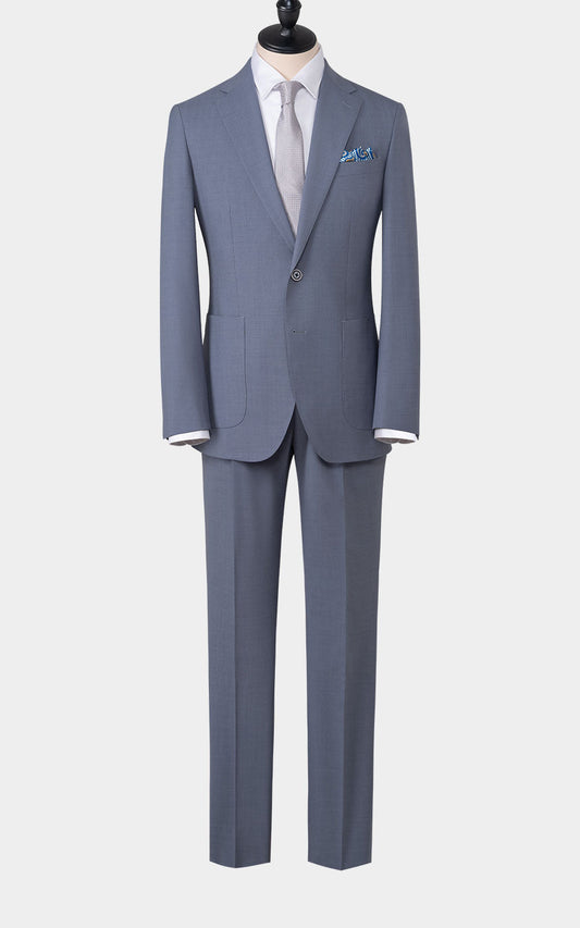 Light Haze Blue Custom Suit - Premium Tailored Menswear