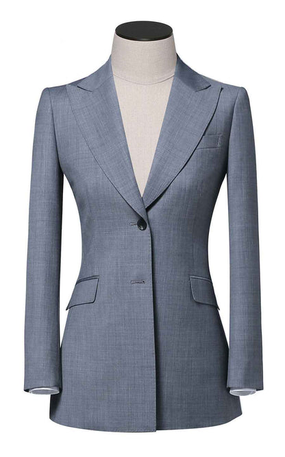 Professional Gray Blazer - Tailored Business Jacket