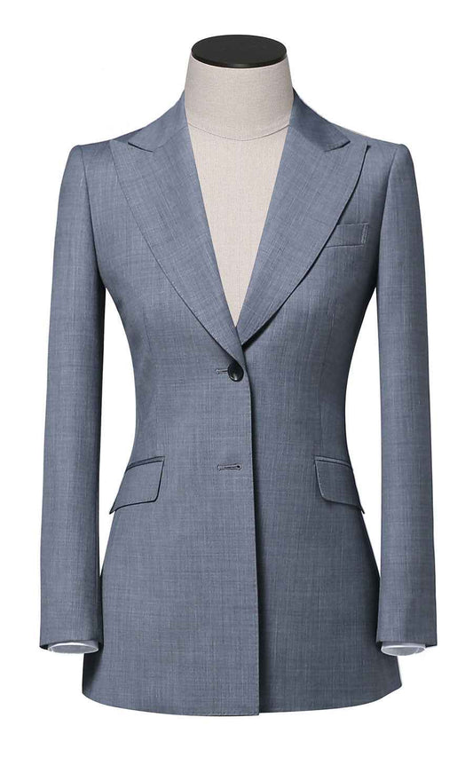 Professional Gray Blazer - Tailored Business Jacket