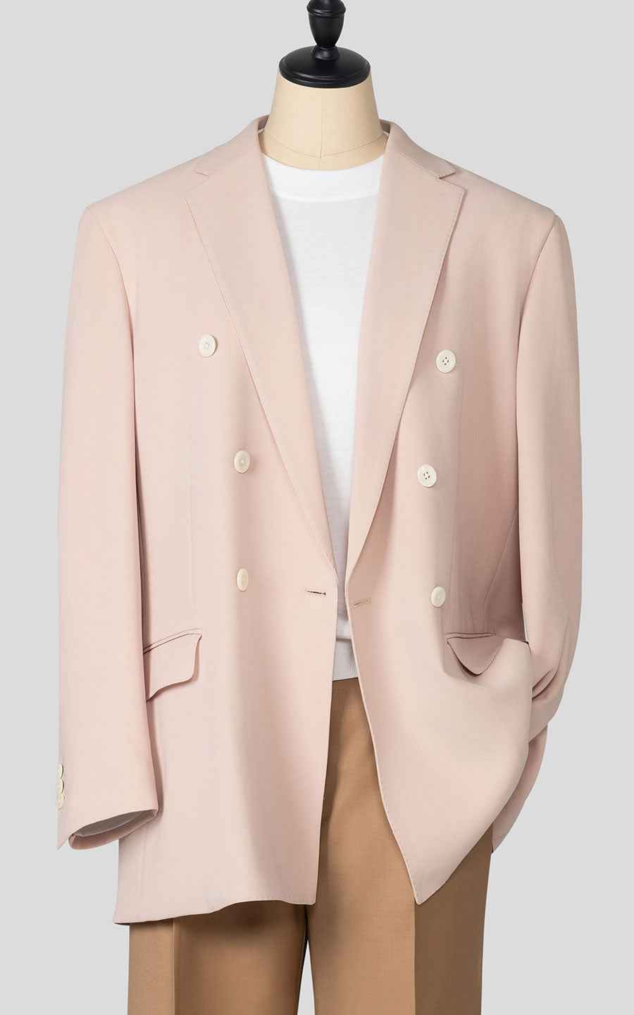 Women's Pink Double-Breasted Blazer - Professional
