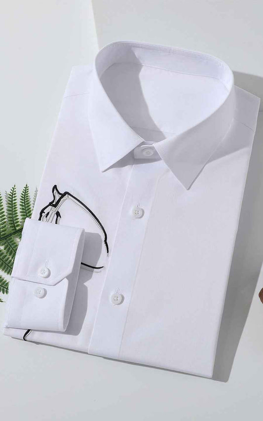 Horse Embroidered White Shirt - Custom Design Premium