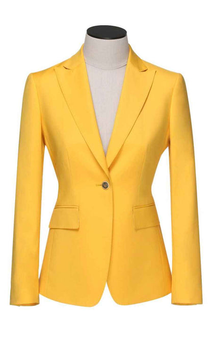Women's Yellow Professional Blazer