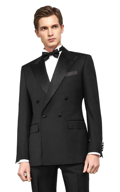 Men's Double-Breasted Tuxedo Suits Premium Formal