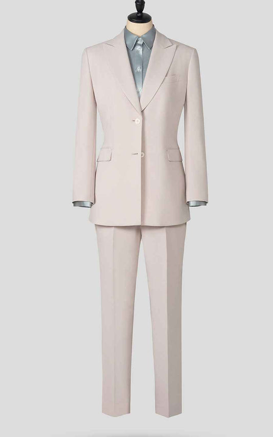 Premium Beige Business Suit - Professional Two-Piece Set