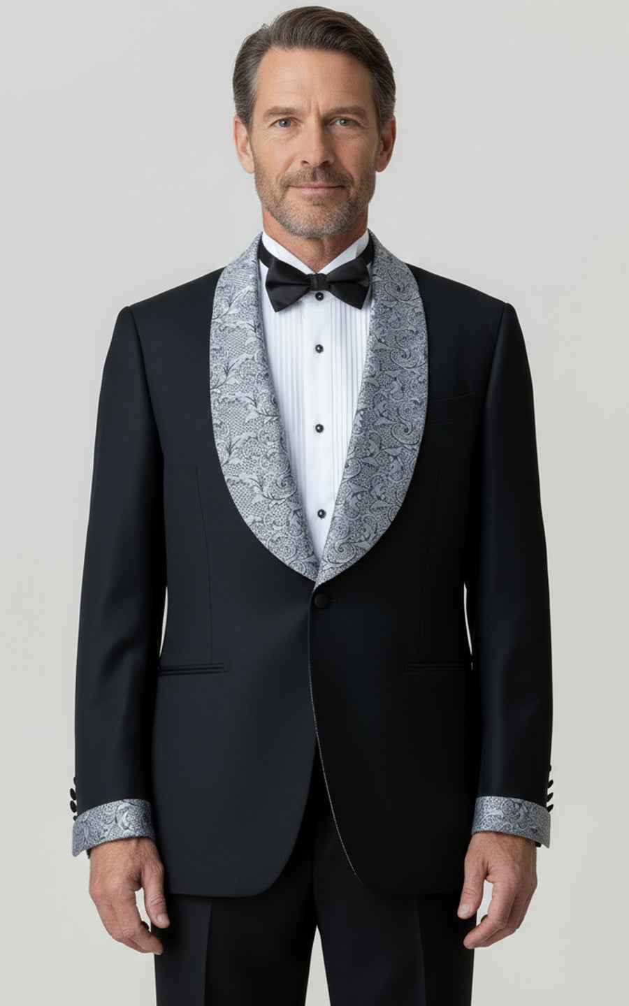 Made to Measure Black Tuxedo Mens Formal Wedding Evening Coat