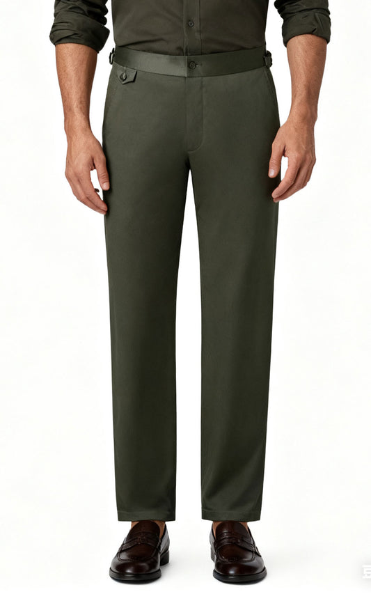 Custom Forest Green Suit Pants - Tailored Fit
