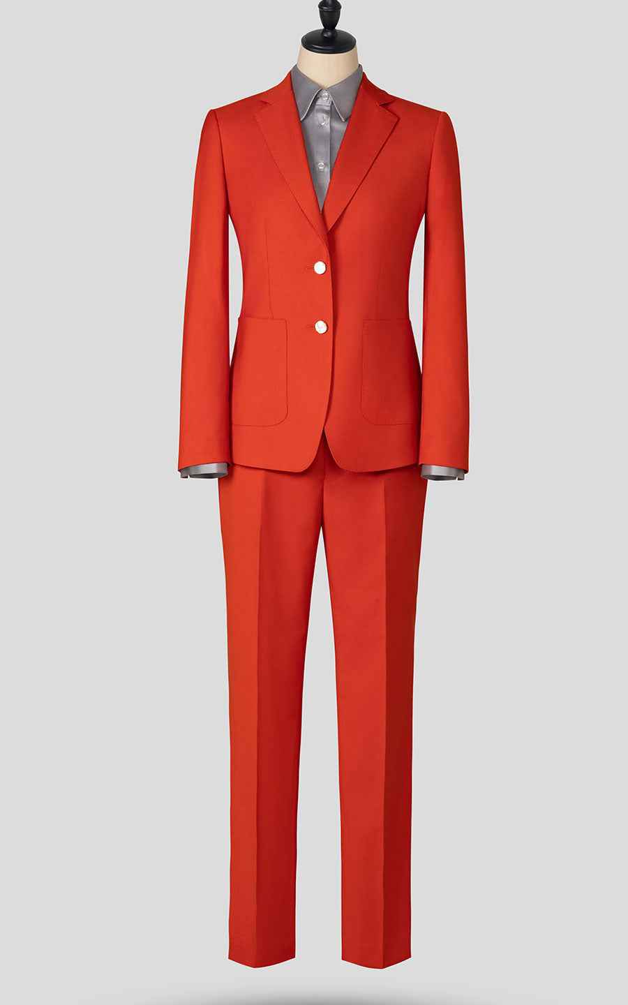 Women's Bold Red Power Suit Set - Statement Blazer