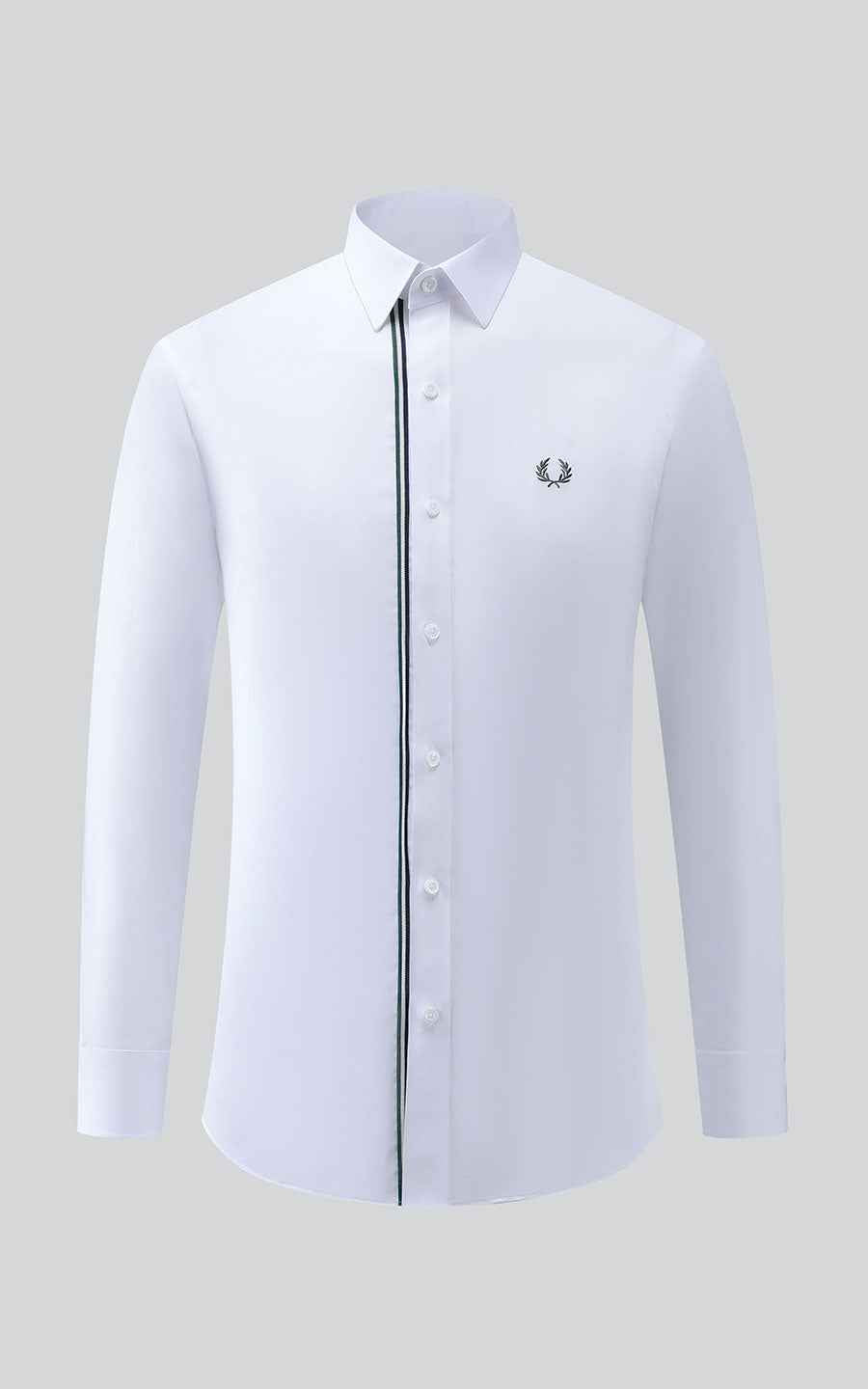 Custom White Shirt with Logo - Men's Tailored Fit