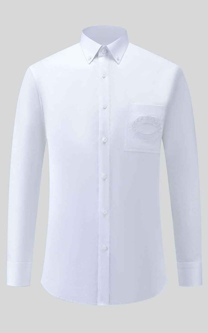 WIFI Men's Organic Cotton Tailored Shirt - White