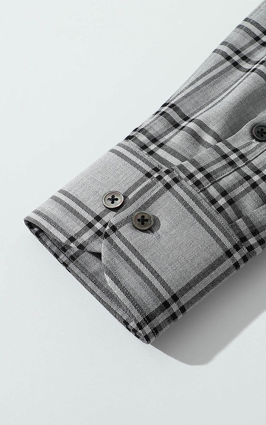 Business Casual Outfit - Grey Check Dress Shirt