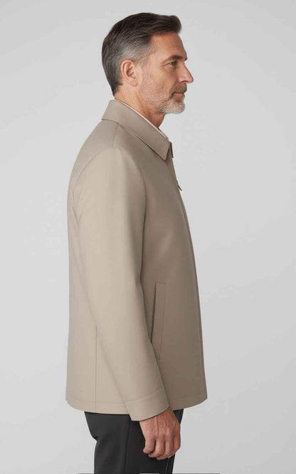 Premium Beige Brown Tailor-Made Men Business Executive Jacket for