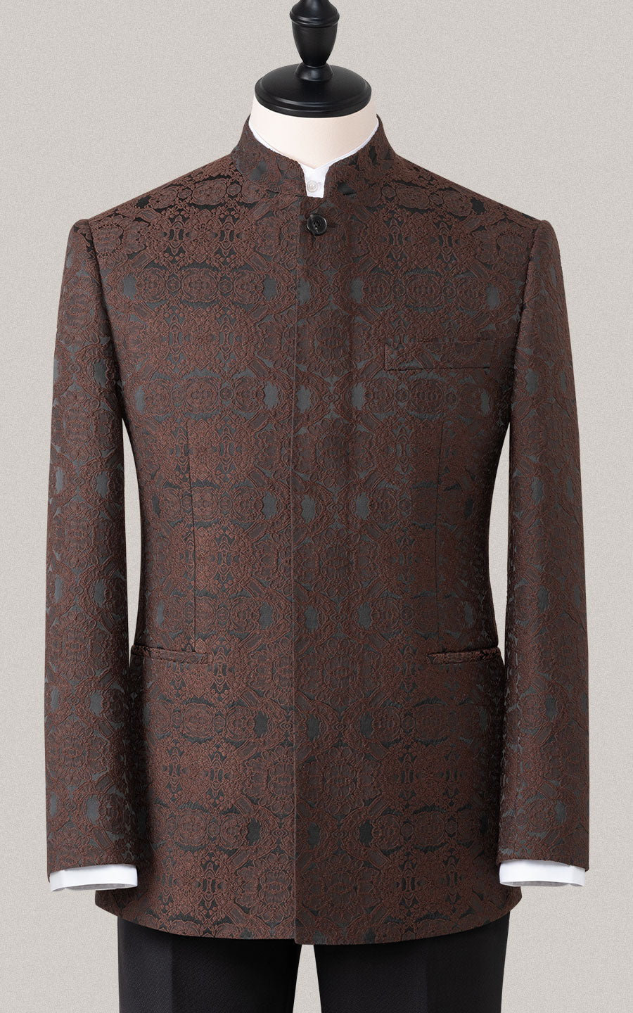 Stand-Up Collar Detail - Premium Chinese Formal Wear