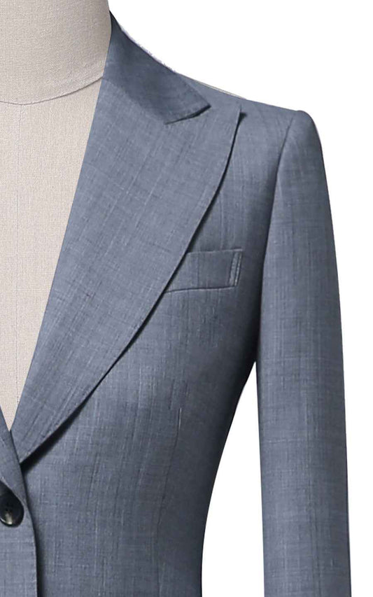 Professional Gray Blazer - Tailored Business Jacket