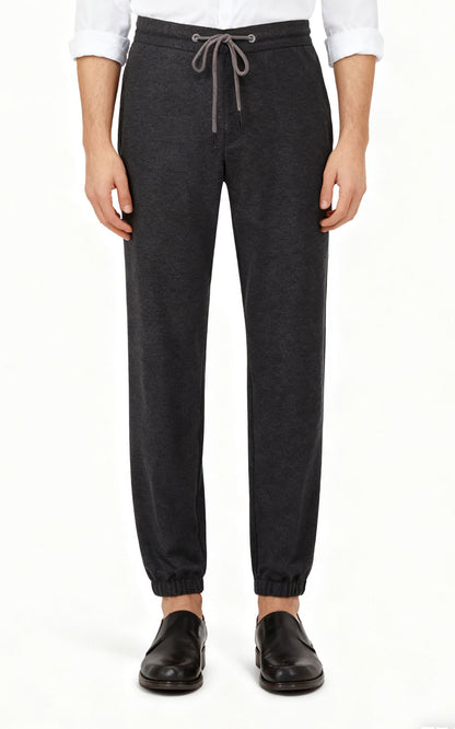 Custom Trousers Dark Grey Tailored Trousers - Premium Fit