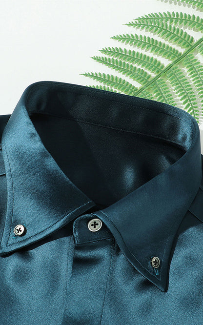 Professional Lake Blue Dress Shirt for Business Wear