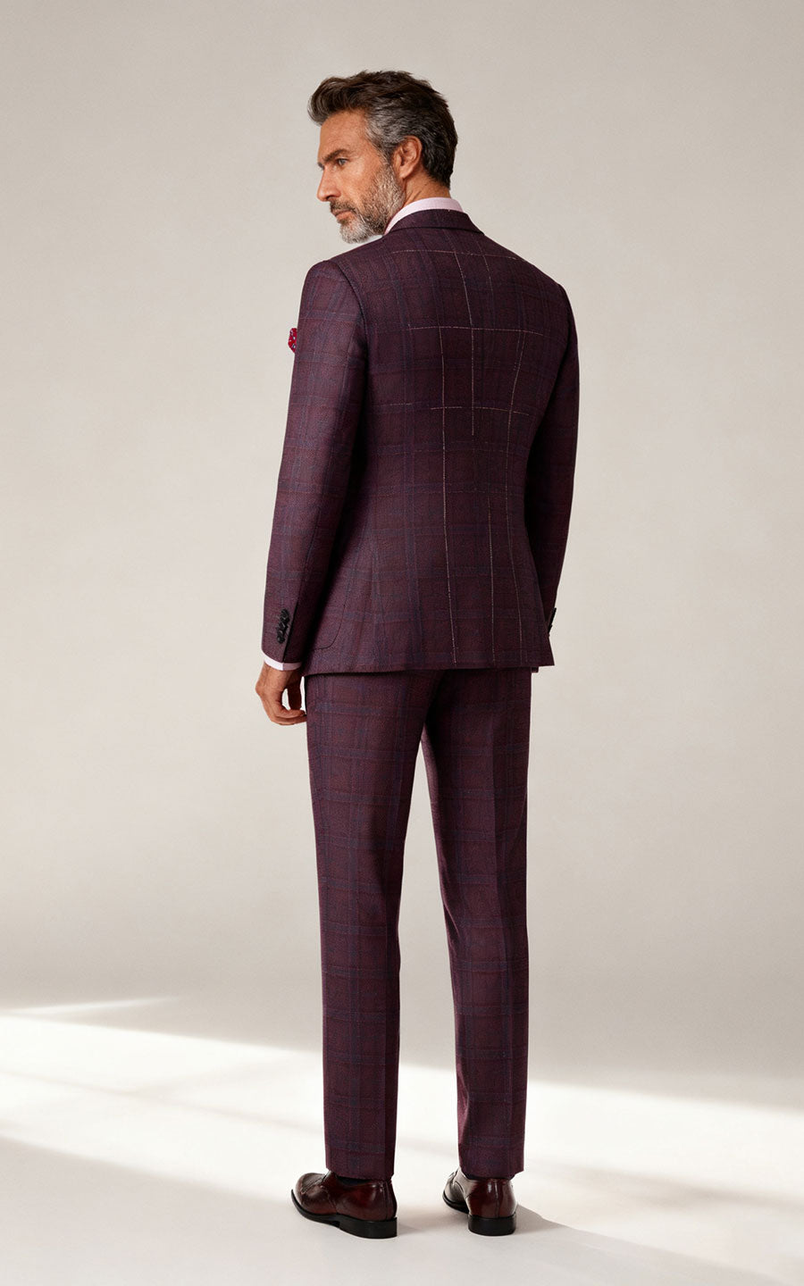 Purple Plaid Tailored Suit - Premium Custom Fit